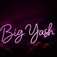 Big Yash Pink Neon Sign