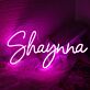 Personalisiertes LED-Neonschild mit Namen in Schreibschrift