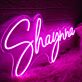Personalisiertes LED-Neonschild mit Namen in Schreibschrift