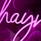 Personalisiertes LED-Neonschild mit Namen in Schreibschrift