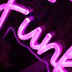 Let the Funky Feels Flow LED-Neonschild für Bar Club