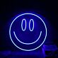Smiley Gesicht LED-Neonschild Wohnzimmer Bar