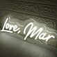 Love Mar LED-Neonschild für Hochzeit und Zuhause