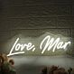 Love Mar LED-Neonschild für Hochzeit und Zuhause