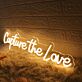 Capture the Love LED-Neonschild für Hochzeit und Fotostudio