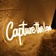 Capture the Love LED-Neonschild für Hochzeit und Fotostudio