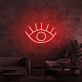 offenes Auge Symbol LED-Neonschild Wohnzimmer Lounge