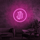 Bitcoin Symbol LED-Neonschild Wohnzimmer Büro