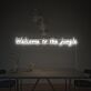 Welcome to the jungle LED-Neonschild für Bar Club