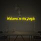 Welcome to the jungle LED-Neonschild für Bar Club