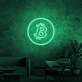 Bitcoin Symbol LED-Neonschild Wohnzimmer Büro