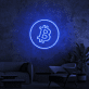 Bitcoin Symbol LED-Neonschild Wohnzimmer Büro