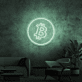 Bitcoin Symbol LED-Neonschild Wohnzimmer Büro