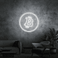 Bitcoin Symbol LED-Neonschild Wohnzimmer Büro