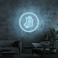 Bitcoin Symbol LED-Neonschild Wohnzimmer Büro