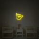 Shaka Handzeichen LED-Neonschild für Kinderzimmer und Wohnzimmer