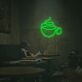 Kaffeetasse mit Dampf LED-Neonschild für Café Restaurant