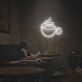 Kaffeetasse mit Dampf LED-Neonschild für Café Restaurant