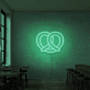 Brezel LED-Neonschild für Bar und Café