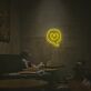 Herz Symbol in Sprechblase LED-Neonschild für Café und Wohnzimmer
