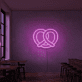 Brezel LED-Neonschild für Bar und Café