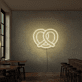 Brezel LED-Neonschild für Bar und Café