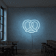 Brezel LED-Neonschild für Bar und Café