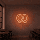 Brezel LED-Neonschild für Bar und Café