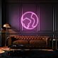 Weltkarte LED-Neonschild für Wohnzimmer oder Büro