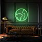 Weltkarte LED-Neonschild für Wohnzimmer oder Büro