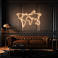 Weltkarte LED-Neonschild Wohnzimmer Büro