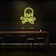 Totenkopf mit gekreuzten Knochen LED-Neonschild für Bar Club