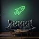 Rakete LED-Neonschild Wohnzimmer Kinderzimmer