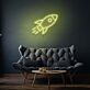 Rakete LED-Neonschild Wohnzimmer Kinderzimmer