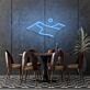 Berglandschaft mit Sonne LED-Neonschild für Wohnzimmer oder Restaurant