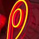 Standortsymbol LED-Neonschild für Büro und Geschäft
