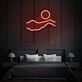 Sonnenuntergang über Hügeln LED-Neonschild Schlafzimmer Wohnzimmer