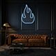 Flamme Symbol LED-Neonschild für Wohnzimmer oder Bar