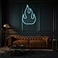 Flamme Symbol LED-Neonschild für Wohnzimmer oder Bar
