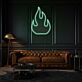 Flamme Symbol LED-Neonschild für Wohnzimmer oder Bar