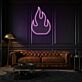 Flamme Symbol LED-Neonschild für Wohnzimmer oder Bar