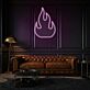 Flamme Symbol LED-Neonschild für Wohnzimmer oder Bar