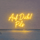 Auf Dich! Pils LED-Neonschild für Bar und Brauerei