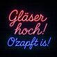 Gläser hoch! O'zapft is! LED-Neonschild für Bar und Bierfest