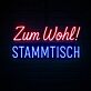 Zum Wohl! STAMMTISCH LED-Neonschild für Bar Kneipe
