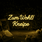 Zum Wohl! Kneipe LED-Neonschild für Bar