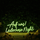Auf uns! Lederhose Night LED-Neonschild für Bar Party