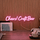 Cheers! Craft Beer LED-Neonschild für Bar und Pub