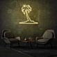 Palme auf Insel LED-Neonschild Wohnzimmer Bar