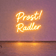 Prost! Radler LED-Neonschild für Bar und Biergarten